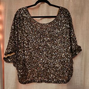 Sequin Embellished Women's Top